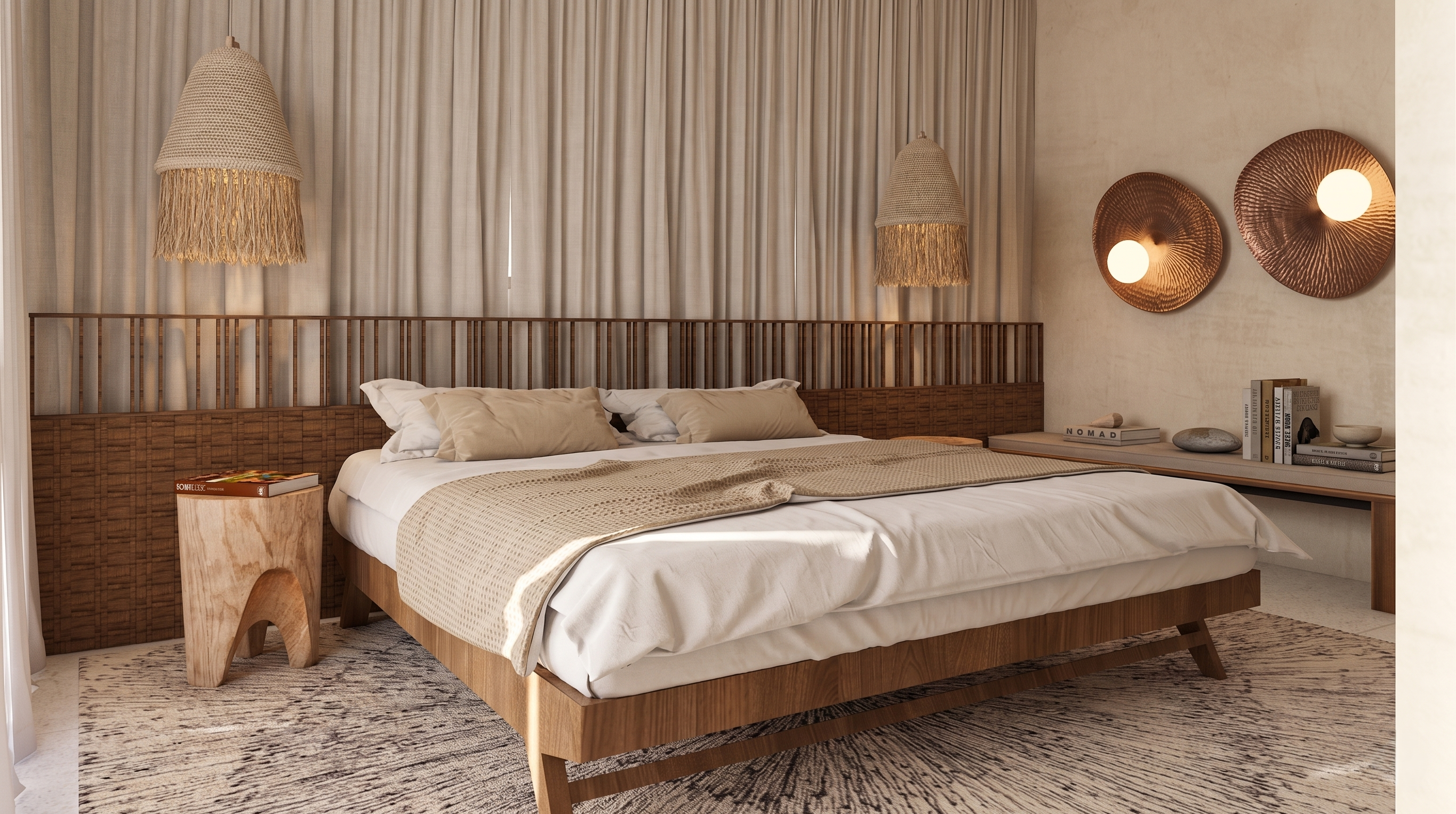 Lagon Residence master bedroom