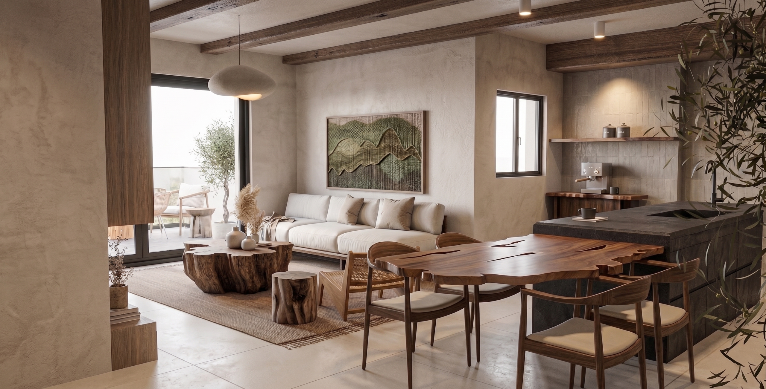 Lagon Residence living room